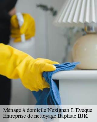 Ménage à domicile nezignan-l-eveque-34120 Entreprise de nettoyage Baptiste BJK