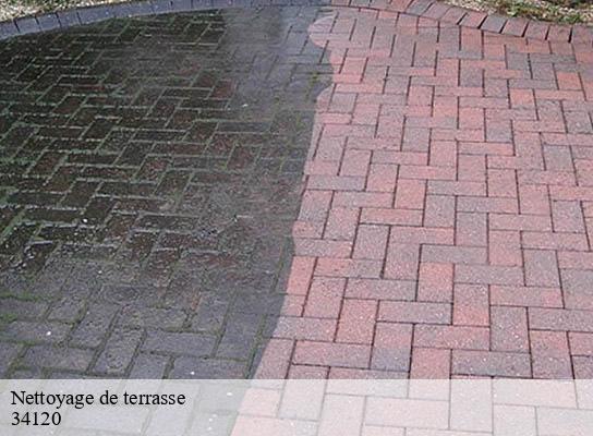 Nettoyage de terrasse cazouls-d-herault-34120 Entreprise de nettoyage Baptiste BJK